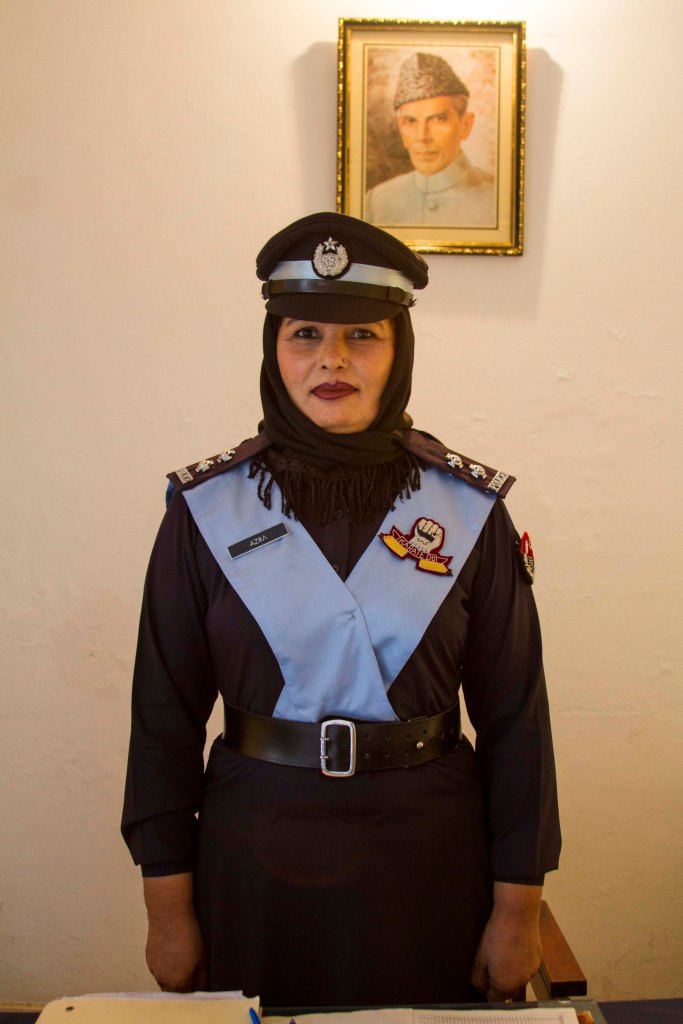 Azra Khalid, Sub inspector in charge of investigation wing.